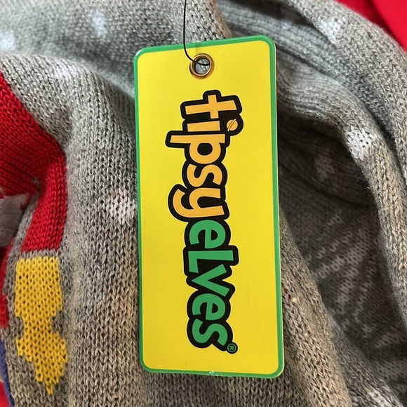 TIPSY ELVES: Nutcracker Sweater, Gray, Size XL. NEW. - Picture 6 of 6